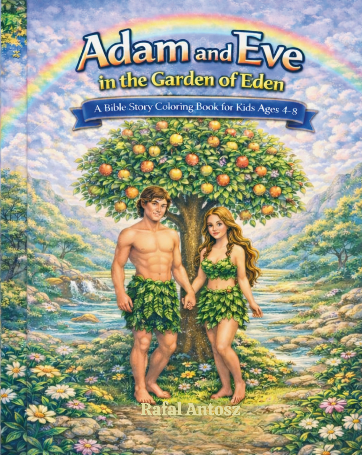 Adam and Eve: A Christian Coloring Book for Kids, book cover
