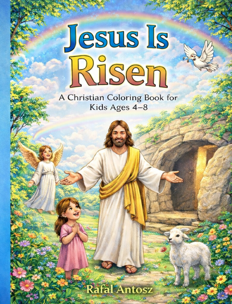 Jesus Is Risen: A Christian Coloring Book for Kids, book cover